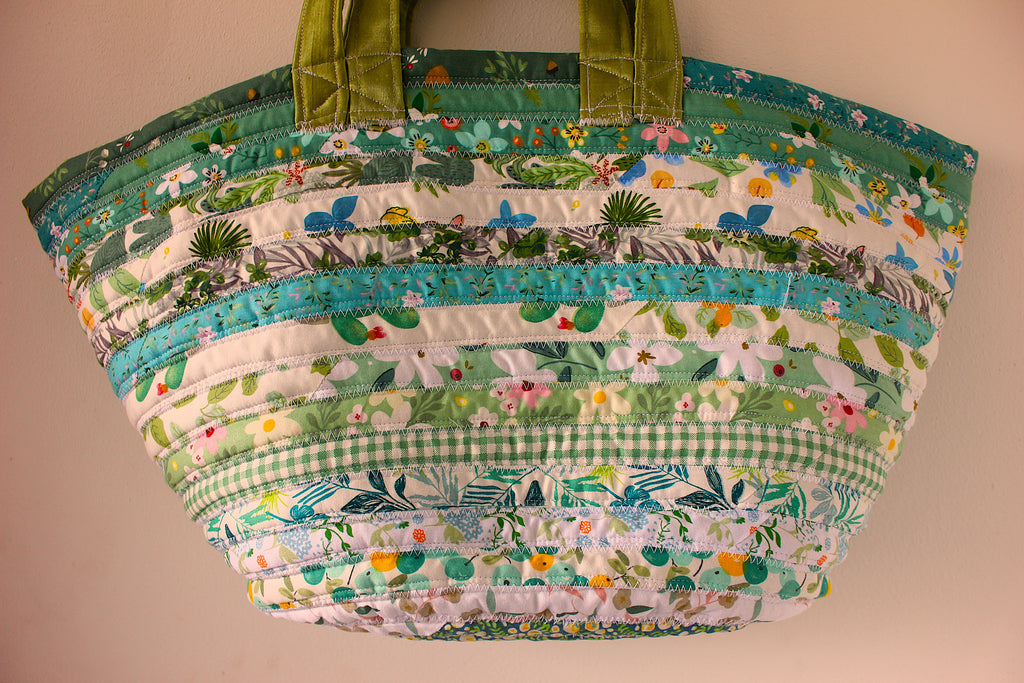 Handcrafted Quilted Tote Bag