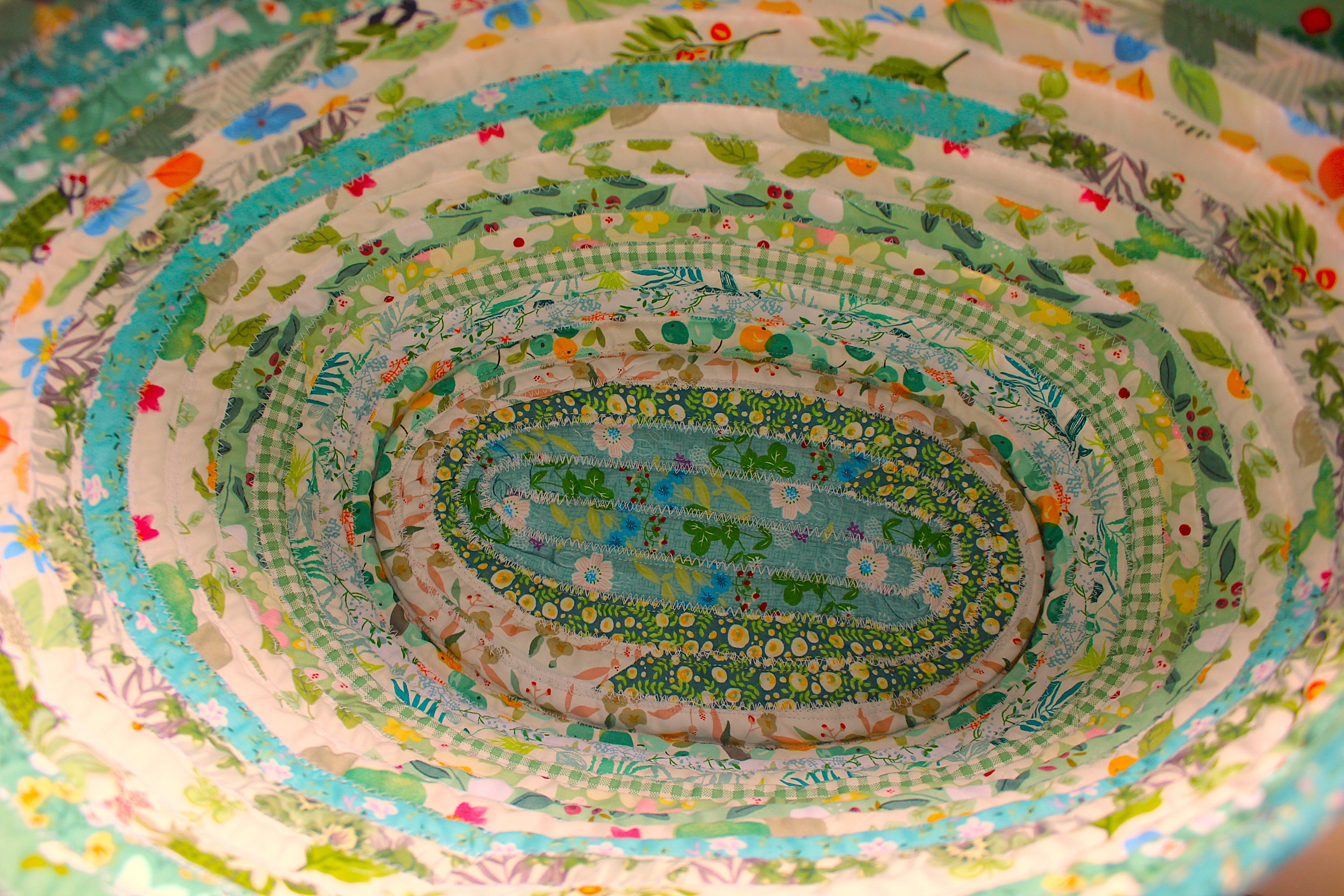 Handcrafted Quilted Tote Bag