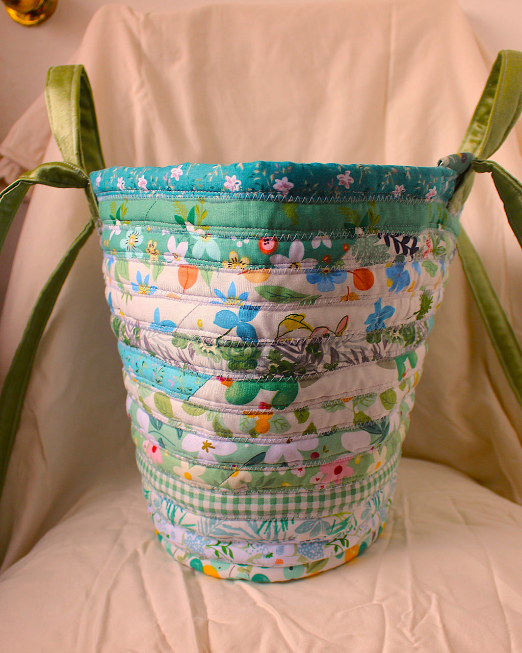 Handcrafted Quilted Tote Bag