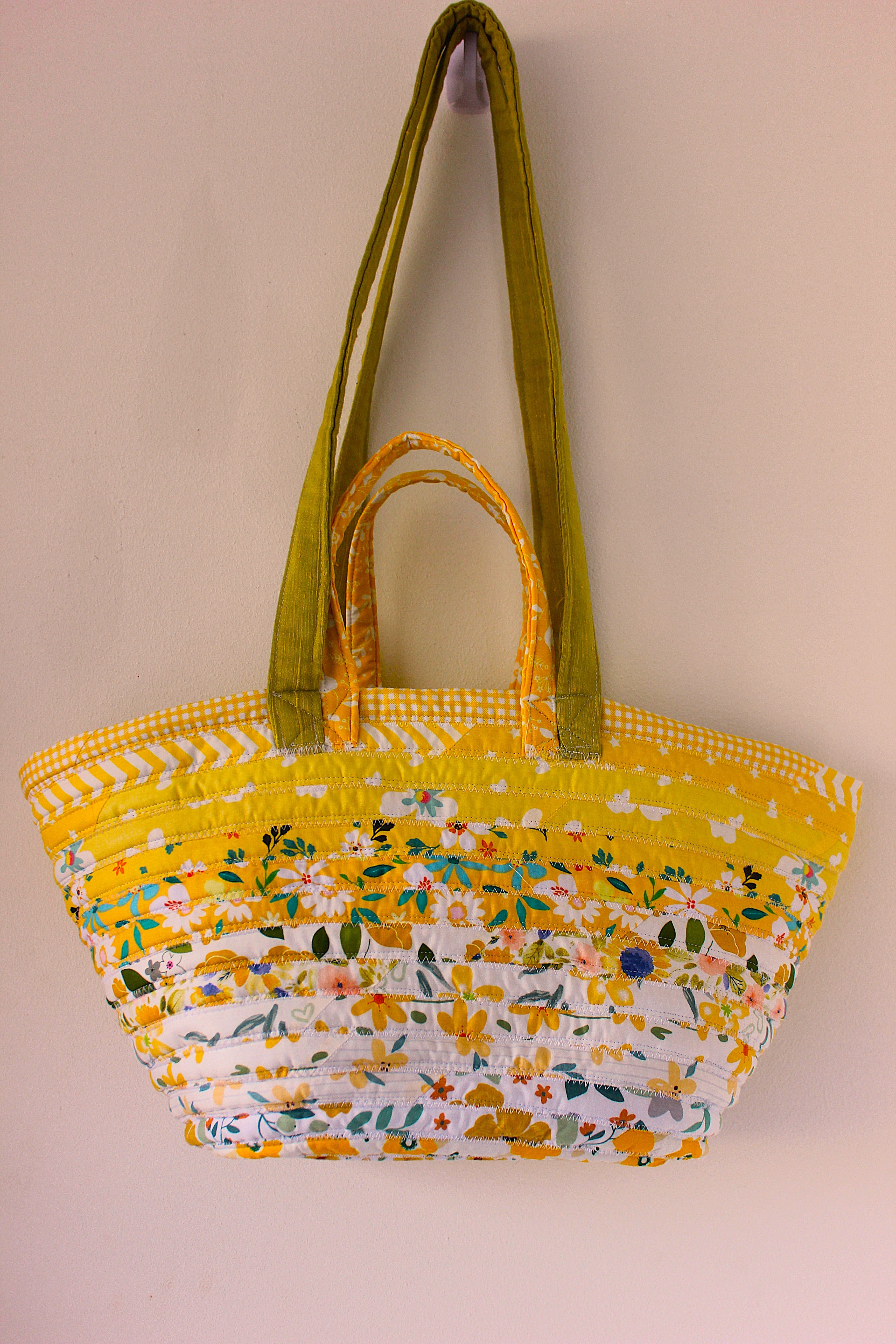 Handcrafted Quilted Tote Bag
