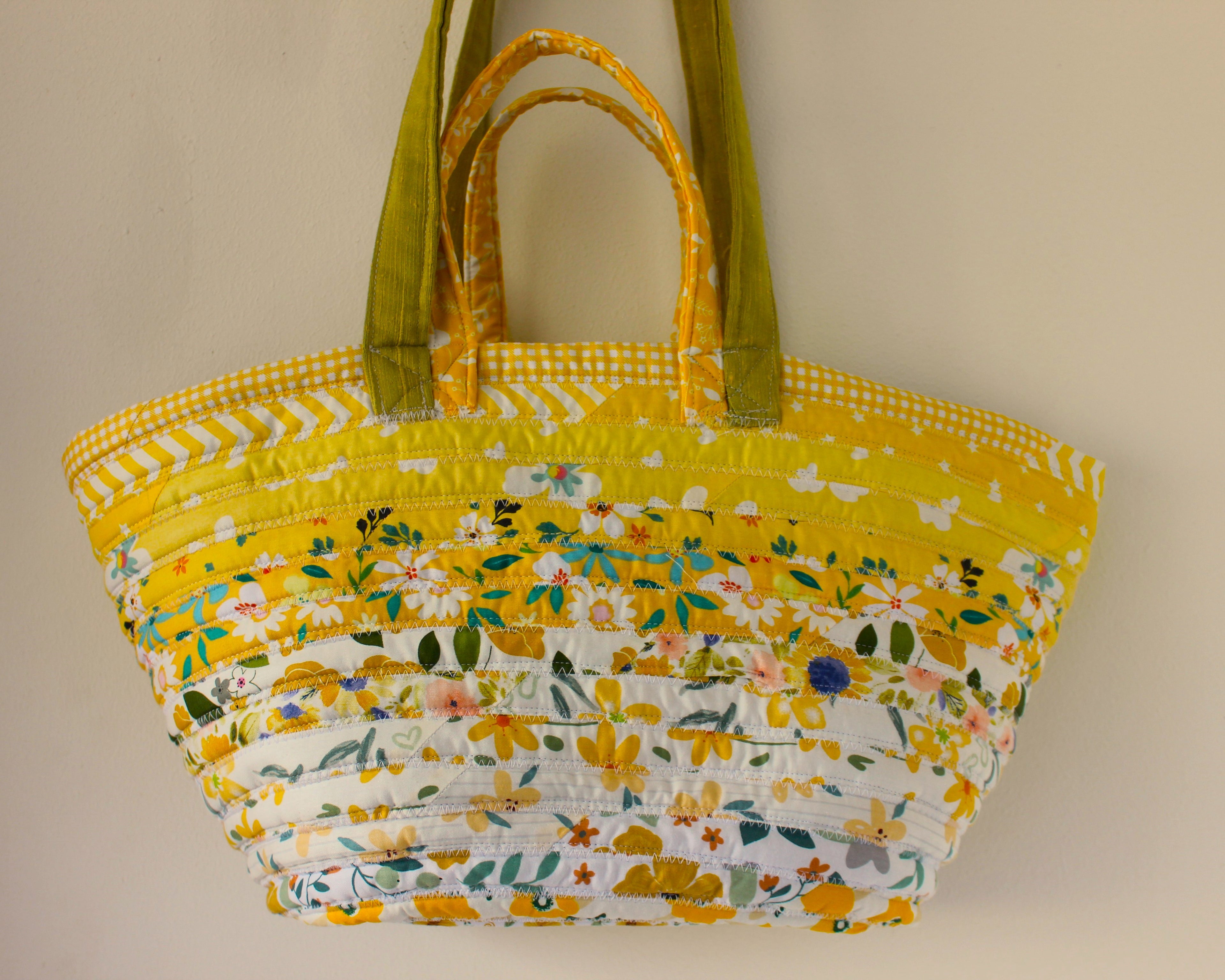 Handcrafted Quilted Tote Bag