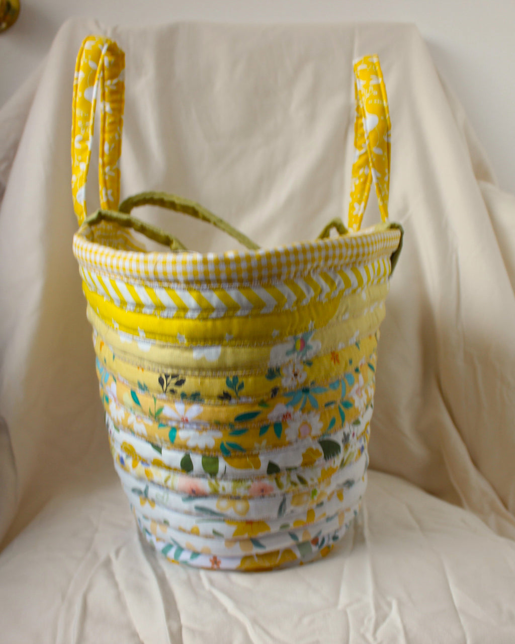 Handcrafted Quilted Tote Bag