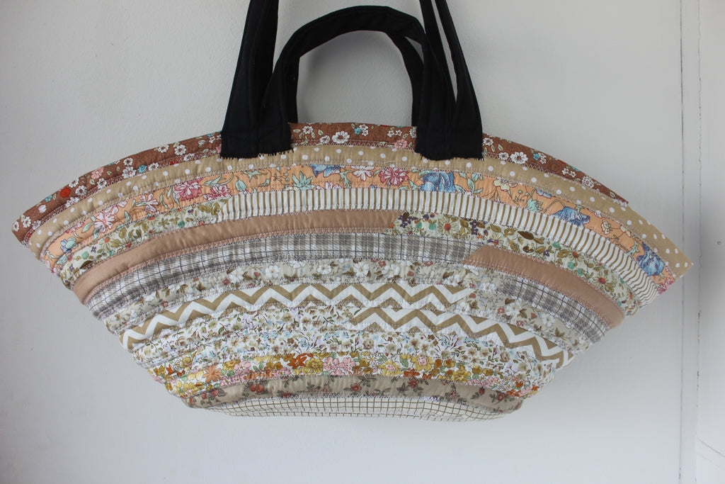 Handcrafted Quilted Tote Bag