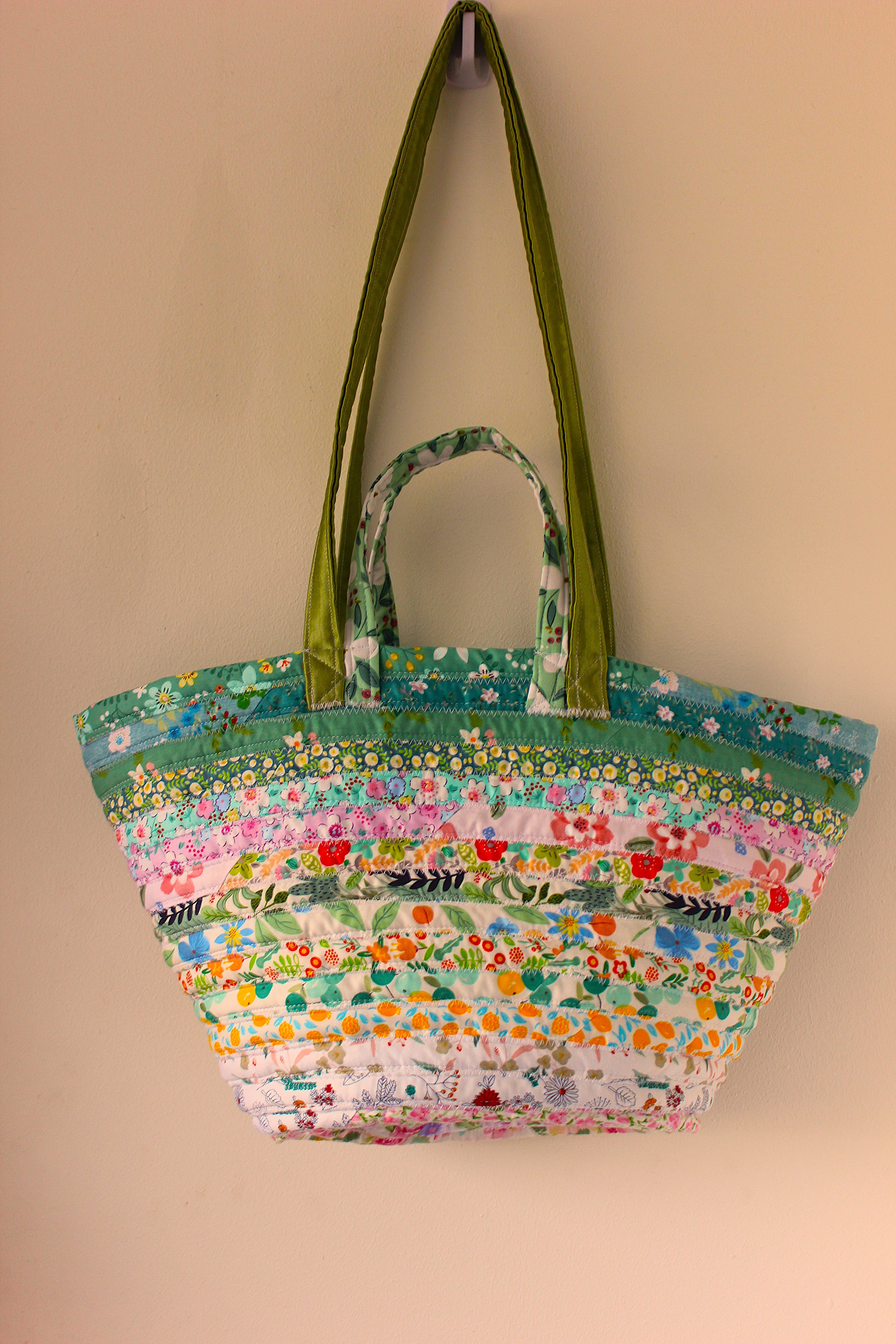 Handcrafted Quilted Tote Bag