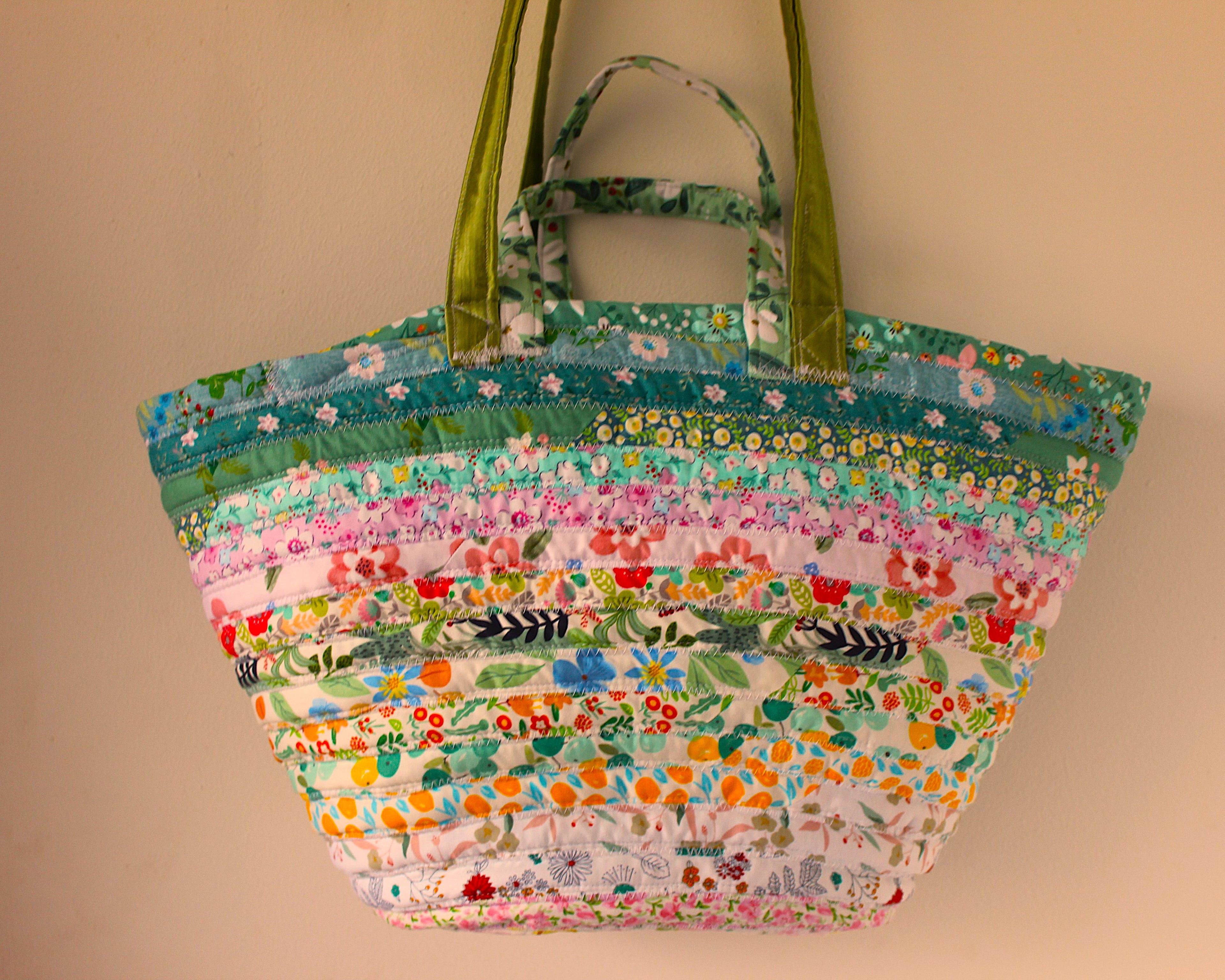 Handcrafted Quilted Tote Bag