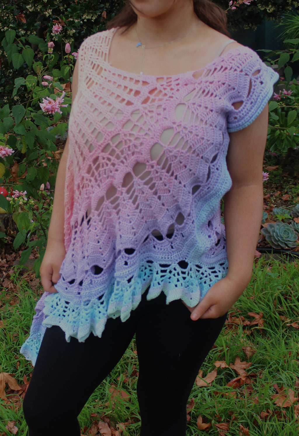 Handcrafted Crochet Tunic Top