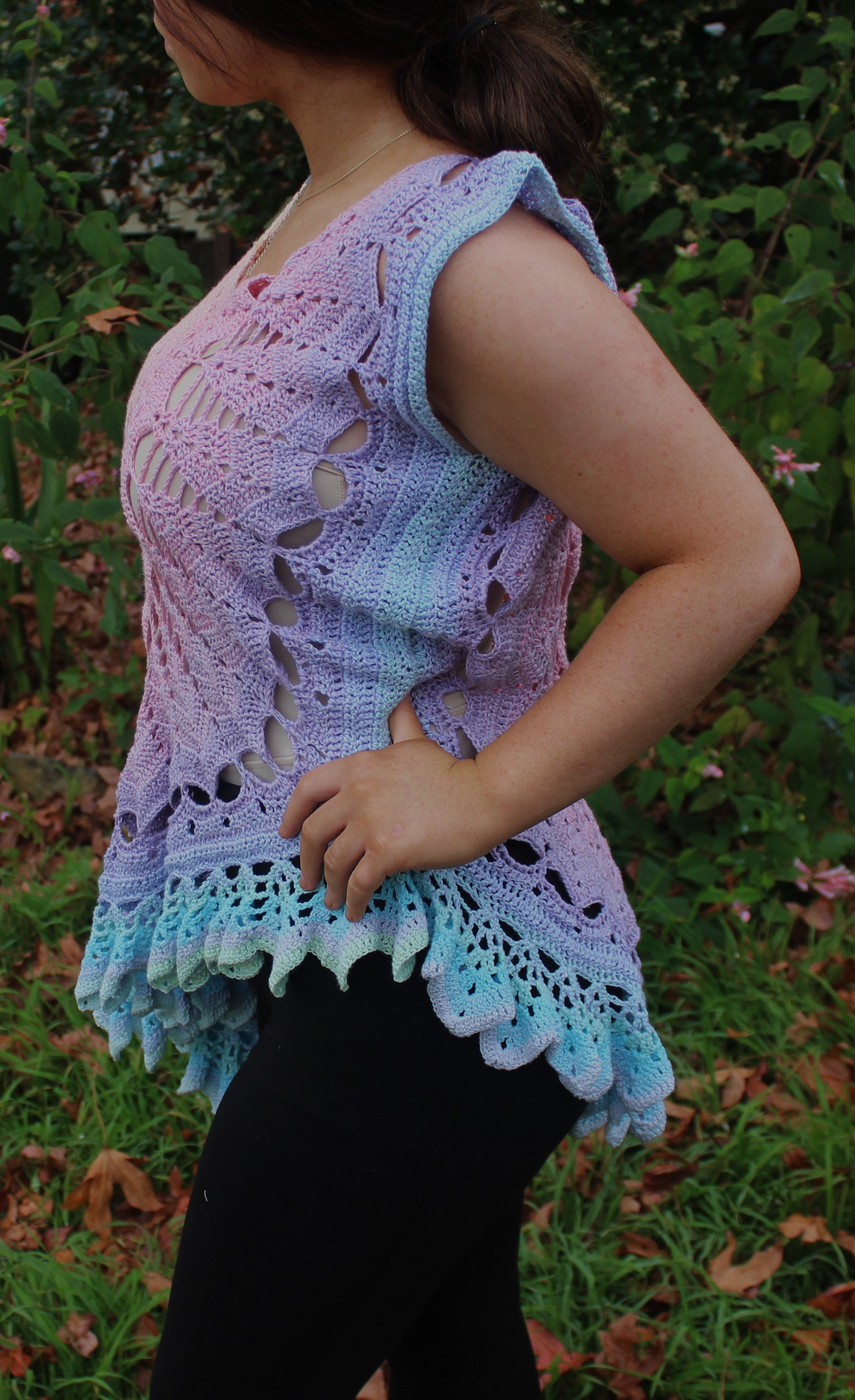 Handcrafted Crochet Tunic Top