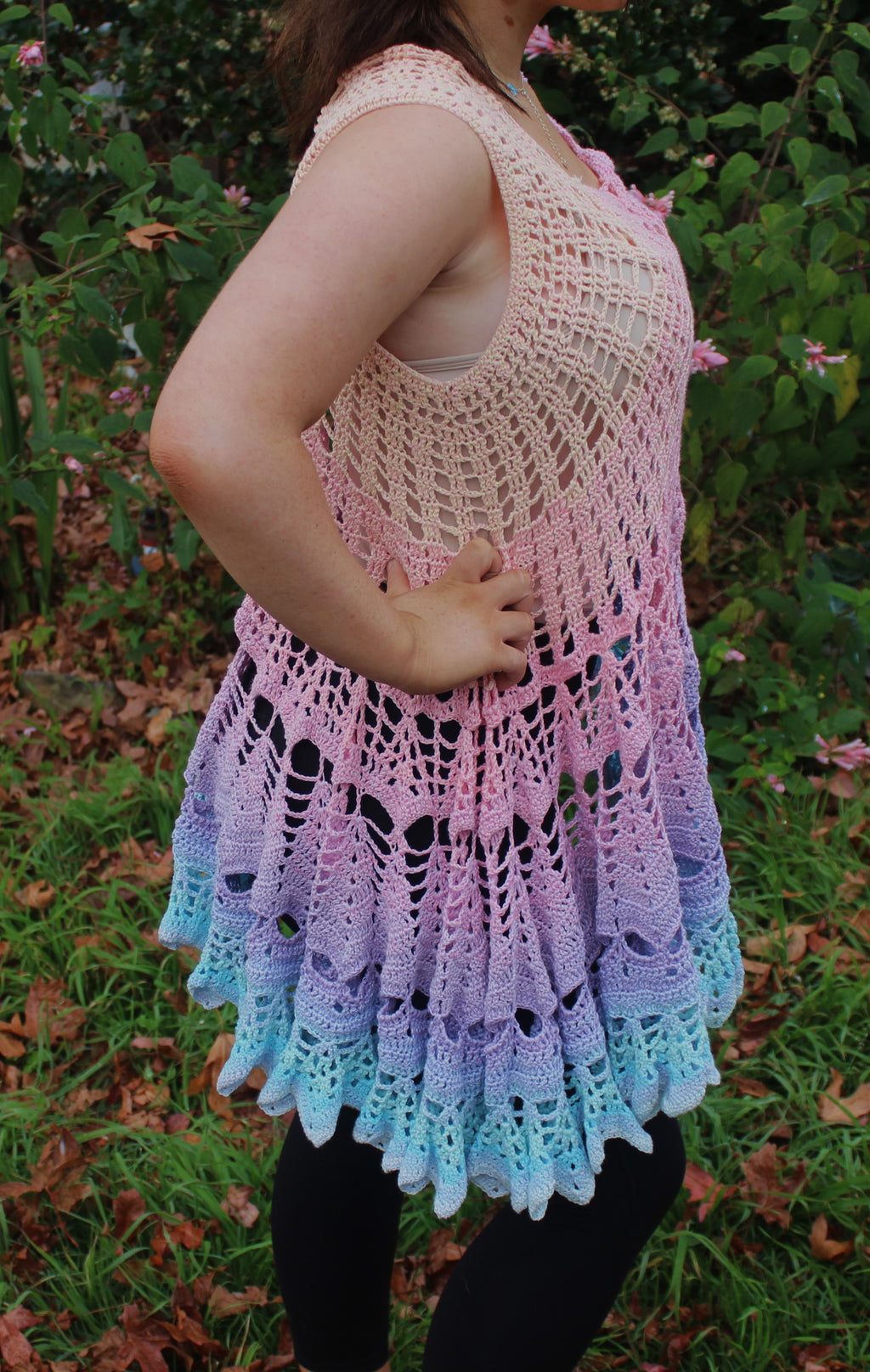 Handcrafted Crochet Tunic Top