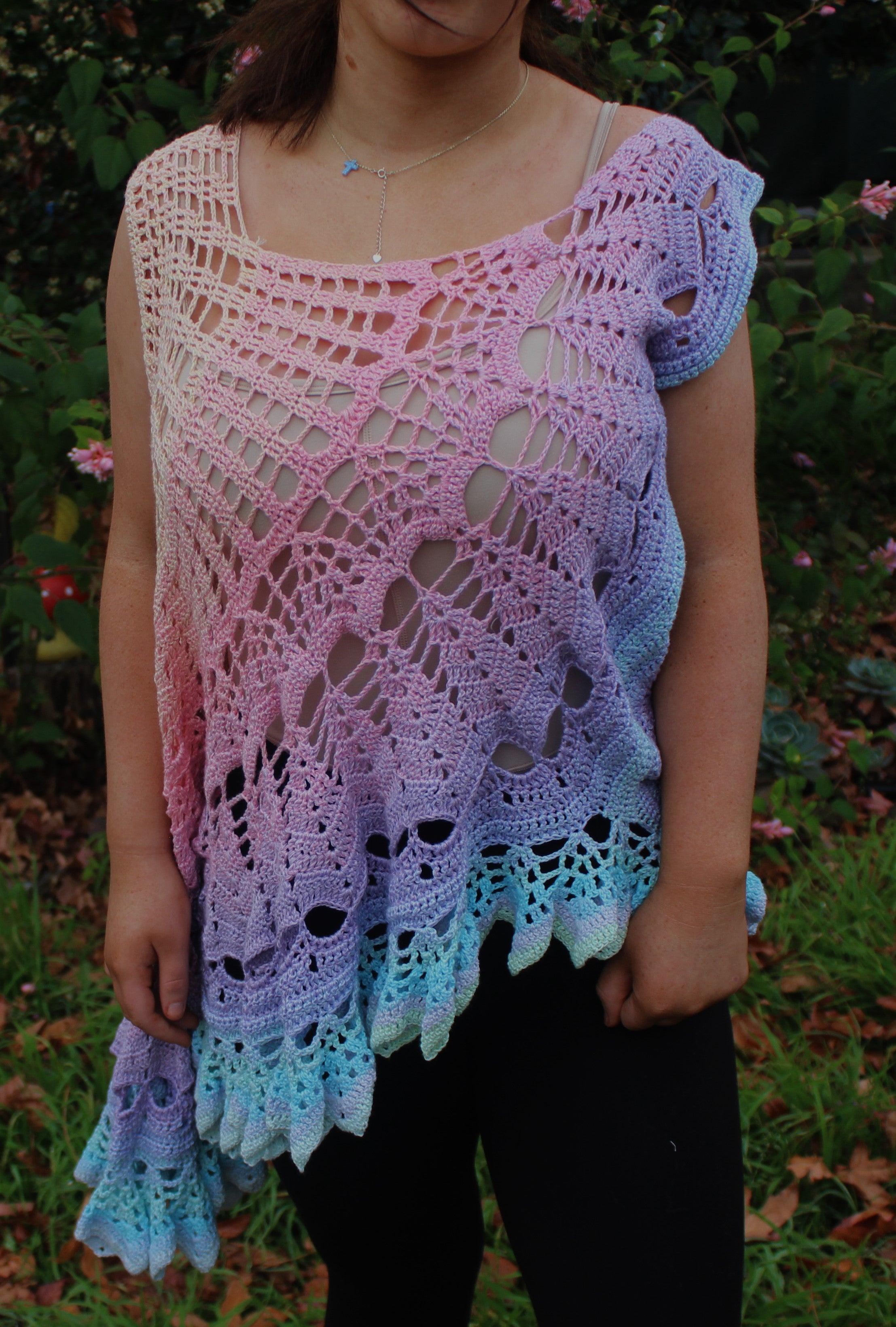 Handcrafted Crochet Tunic Top